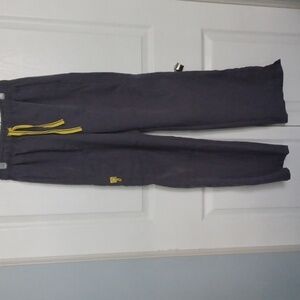 Women’s Spread Good Cheer Dark Grey Scrub Pants Size XS